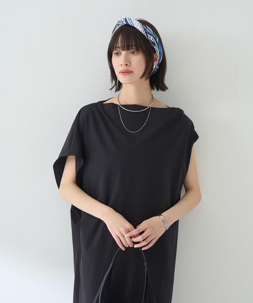 Rouge vif（ルージュ ヴィフ） ワンピース 半袖 アシンメトリー
