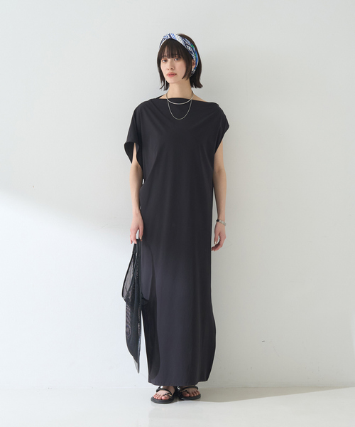 Rouge vif（ルージュ ヴィフ） ワンピース 半袖 アシンメトリー