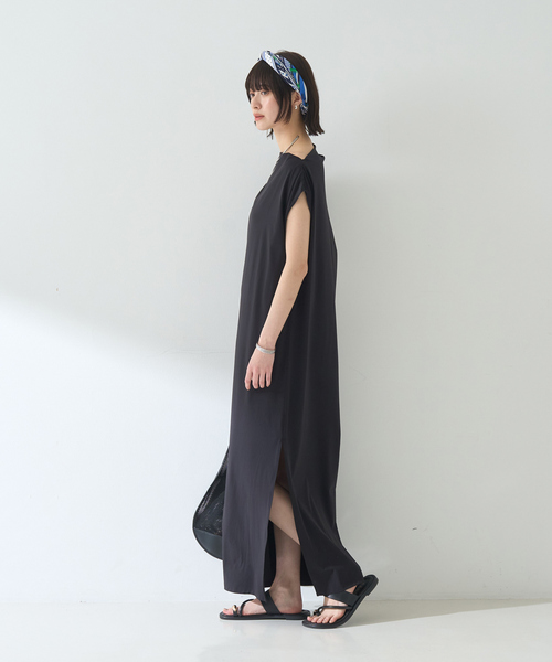 Rouge vif（ルージュ ヴィフ） ワンピース 半袖 アシンメトリー