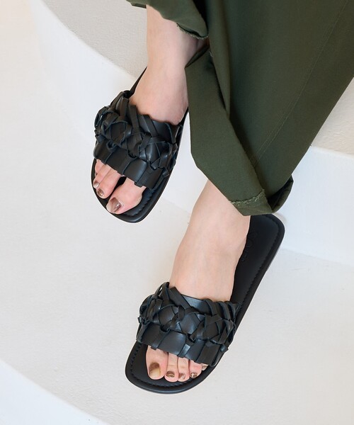 【セール】クロエ☆Meril 編み込み プラットフォーム サンダル Chloé Maximeウェッジサンダル | Chloé JP