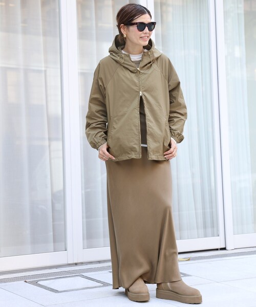 DEUXIEME CLASSE - 美品☆Deuxieme Classe ジップブルゾン☆ベージュ Deuxieme Classe 「Deuxieme Classe」 ジップアップブルゾン