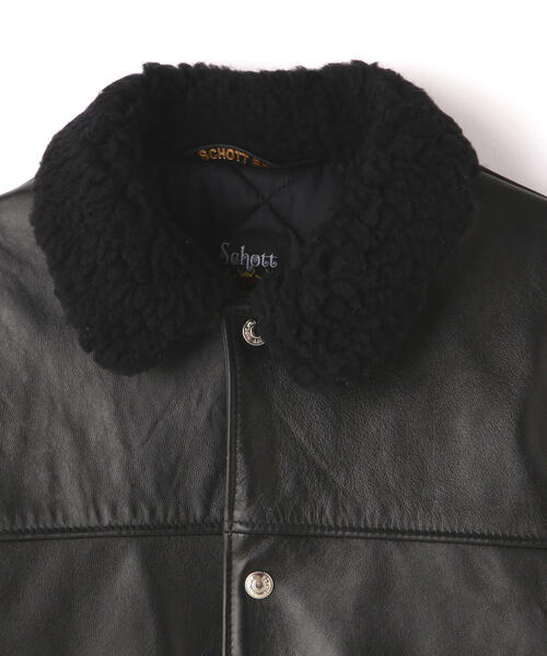 Schott N.Y.C（ショット） 「schott」 レザージャケット 38 ブラック