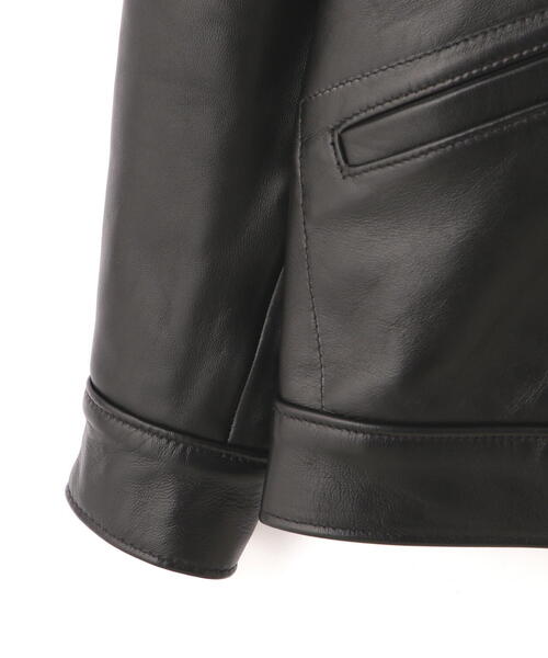 Schott ブラックレザー ジャケット 38 Schott N.Y.C（ショット） 【当店限定SCHOTTブラシセット！】 SCHOTT