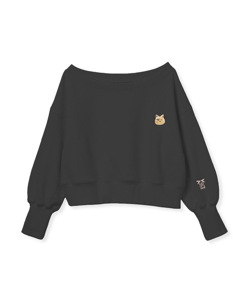 「FURFUR」 スウェットカットソー「phillyコラボ」 FREE グレー レディース