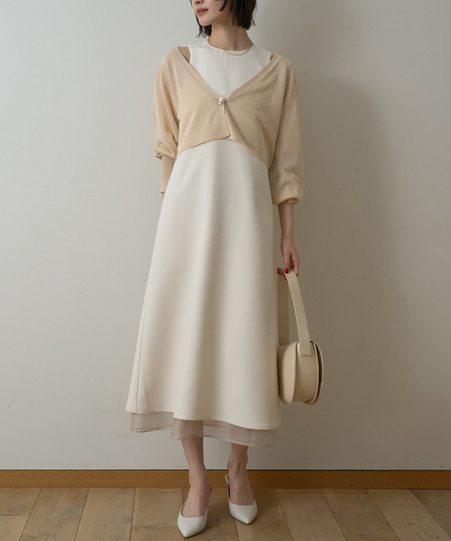 ROUGE VIF Sophie ワンピース 「一部店舗限定」「2点セット」シアー