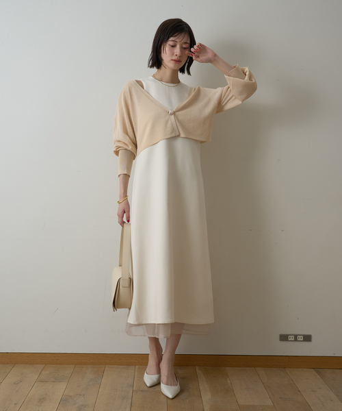 ROUGE VIF Sophie ワンピース 「一部店舗限定」「2点セット」シアー