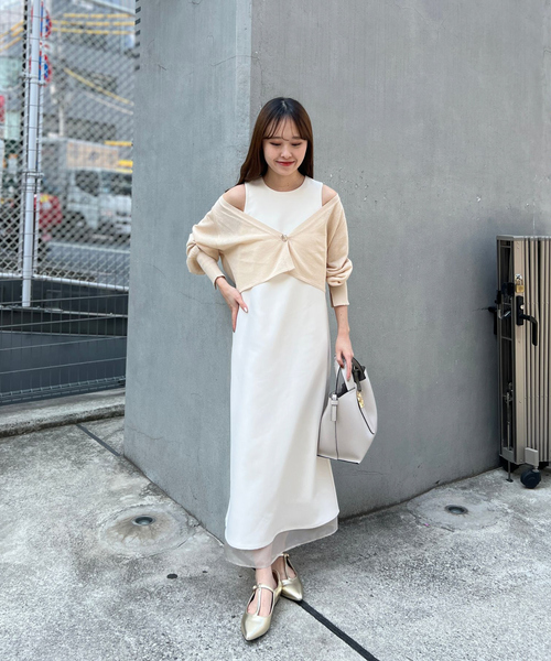 ROUGE VIF Sophie ワンピース 「一部店舗限定」「2点セット」シアー