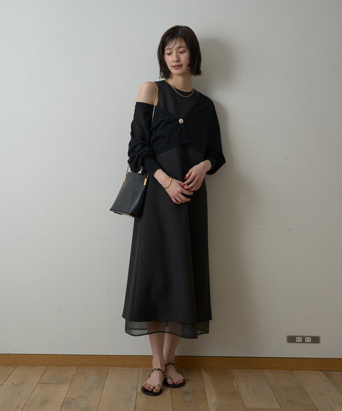 ROUGE VIF Sophie ワンピース 「一部店舗限定」「2点セット」シアー