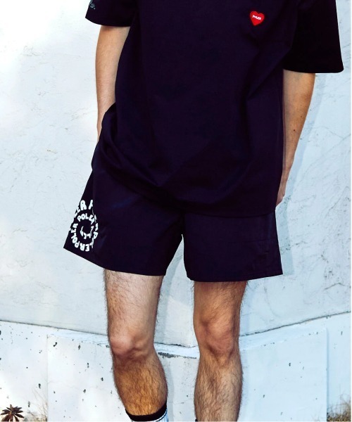 POLeR（ポーラー） パンツ POLeR×GSC NYLON WIDE STUFF SHORTS メンズ