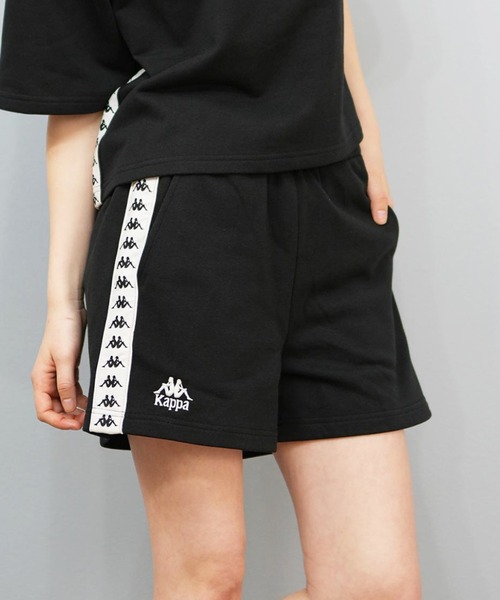 Kappa（カッパ） パンツ ショートパンツ テープロゴ セットアップ
