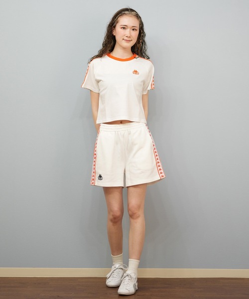 Kappa（カッパ） パンツ ショートパンツ テープロゴ セットアップ