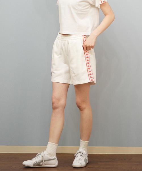 Kappa（カッパ） パンツ ショートパンツ テープロゴ セットアップ