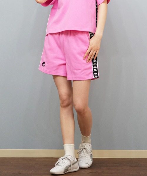 Kappa（カッパ） パンツ ショートパンツ テープロゴ セットアップ