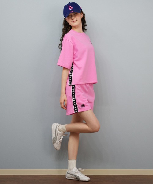④ゆん Kappa（カッパ） パンツ ショートパンツ テープロゴ セットアップ