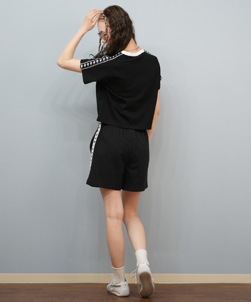 Kappa（カッパ） パンツ ショートパンツ テープロゴ セットアップ