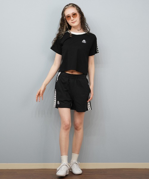 Kappa（カッパ） パンツ ショートパンツ テープロゴ セットアップ