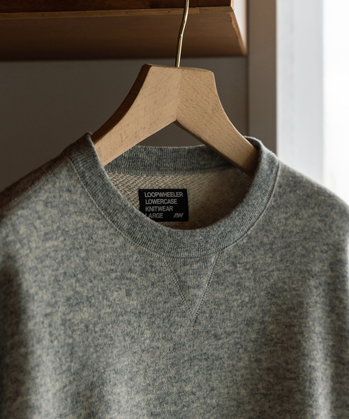 LOOPWHEELER グレー スウェット MEDIUM LOOPWHEELER（ループウィラー）の「LOOPWHEELER×LOWERCASE 別注