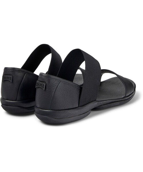 CAMPER カンペール　RIGHT MINA レザーフラットサンダル カンペール CAMPER RIGHT NINA / サンダル （ブラック） -靴
