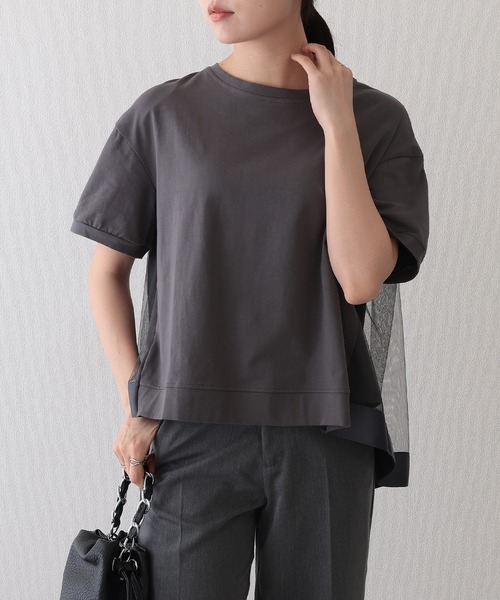 Lace Ladies（レースレディース） tシャツ 半袖 チュール レイヤード