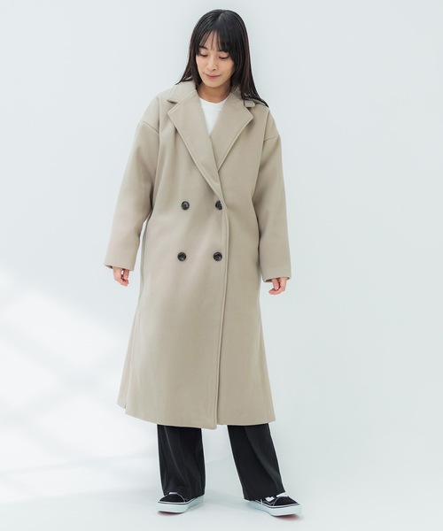 IO（イオ）」 「yield」チェスターコート FREE キャメル レディース