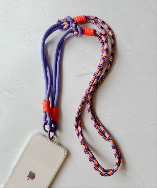lit.Cy（リットシー） カラフルロープ コンビ スマホショルダー