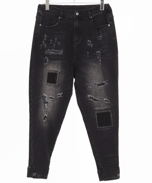 CAMBIO（カンビオ） ジーンズ mp13800- Ribbed Back And Used Denim