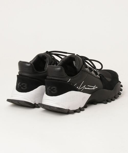 Y-3 「Y-3」 ローカットスニーカー 25.5cm ブラック メンズ