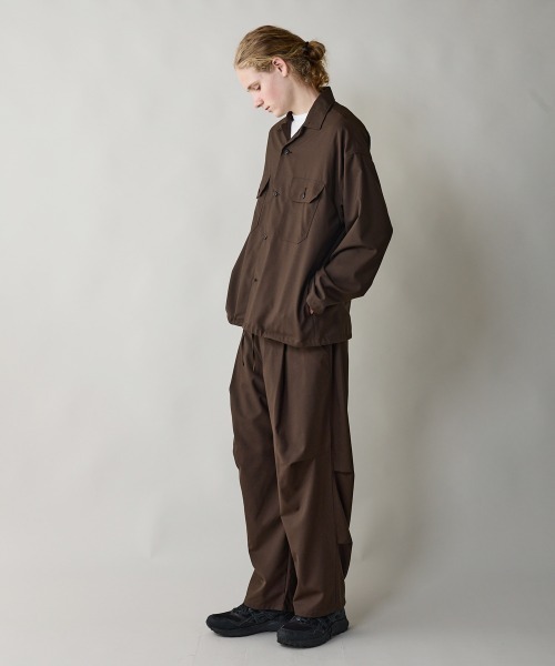 rehacer（レアセル） スラックス : Ridge Tuck Pants / リッジ タック