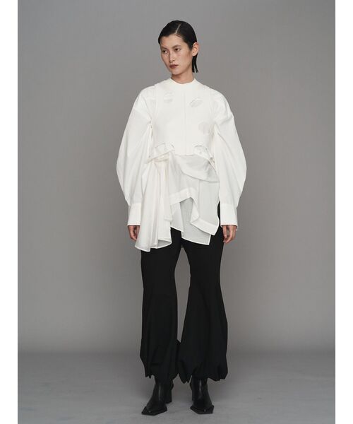 ブラウス シャツ PATTERN MIX SHIRT「セットアップ着用可能」 / パターンミックスシャツ レディース UN3D. ブラウス シャツ PATTERN MIX SHIRT「セットアップ着用