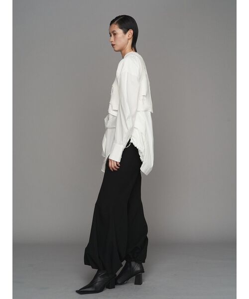ブラウス シャツ PATTERN MIX SHIRT「セットアップ着用可能」 / パターンミックスシャツ レディース UN3D. ブラウス シャツ PATTERN MIX SHIRT「セットアップ着用