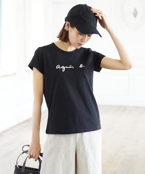 「agnes b.」 半袖Tシャツ 2 ブラック レディース