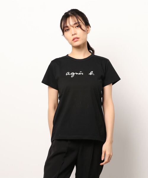 「agnes b.」 半袖Tシャツ 2 ブラック レディース