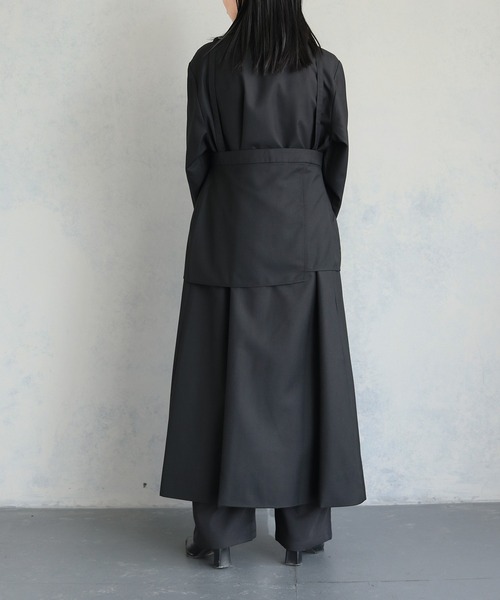 「&g'aime」 チェスターコート FREE ブラック レディース_画像9