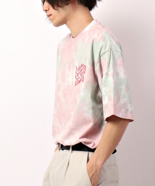 「SUGGESTION」 半袖Tシャツ M パープル メンズ