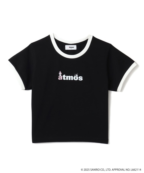 tシャツ atmos pink x MY MELODY ＆ KUROMI Ringer Neck T-shirt / アトモス ピンク マイメロディ