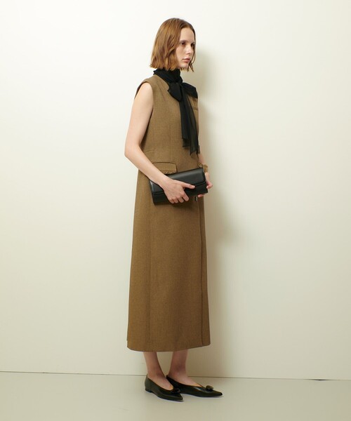 allureville（アルアバイル） ワンピース ツィードライクロングジレ