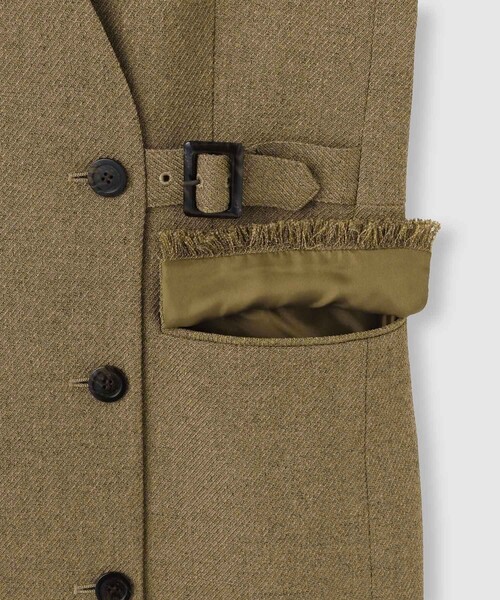 2025年　allureville ツィードライクロングジレワンピース allureville（アルアバイル） ワンピース ツィードライクロングジレ