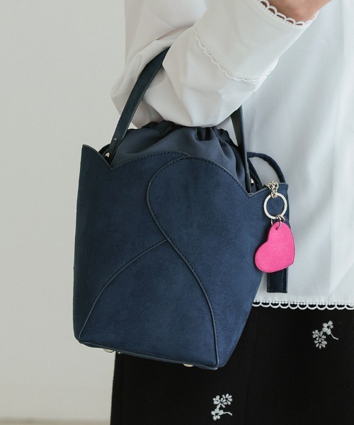 DONOBAN（ドノバン） ショルダーバッグ バッグ ハートカットスエード