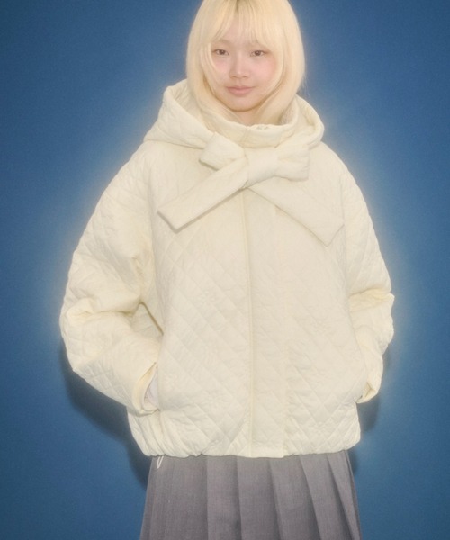 FEKETE（フェケテ） コート アウター 2way floral quilted jacket / 花