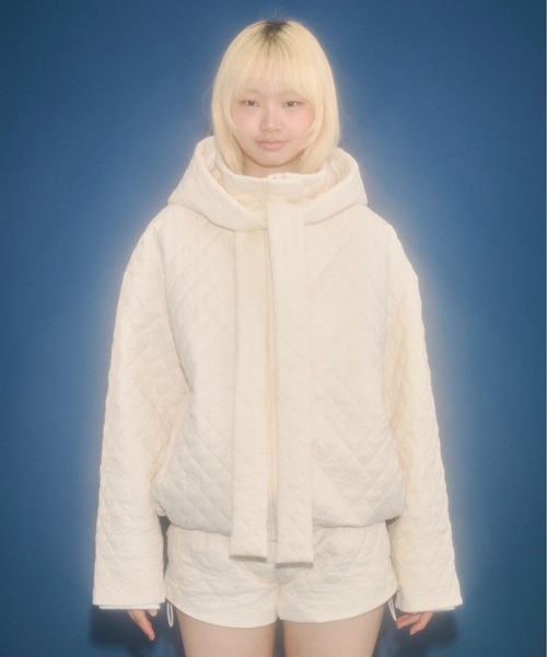 FEKETE（フェケテ） コート アウター 2way floral quilted jacket / 花