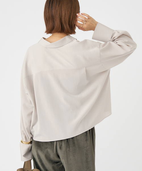 IENA（イエナ） ブラウス シャツ SOALON ボクシーシャツ レディース