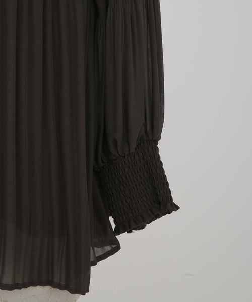 「NANO universe」 7分袖ブラウス FREE ライトブラウン レディース_画像3