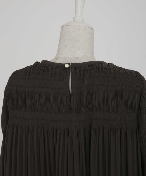 「NANO universe」 7分袖ブラウス FREE ライトブラウン レディース_画像5