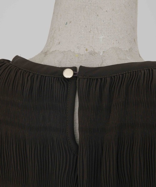 「NANO universe」 7分袖ブラウス FREE ライトブラウン レディース_画像6