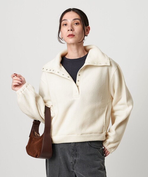 BEAUTY＆YOUTH UNITED ARROWS フリース スナップ プルオーバー