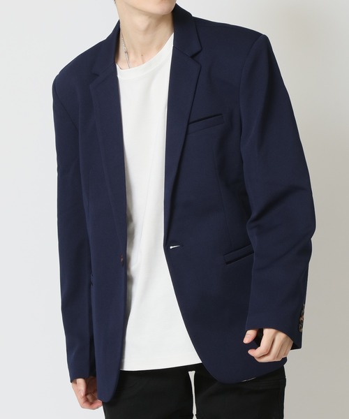 ESCADA ネイビー 星柄 テーラードジャケット ESCADA ネイビー 星柄 テーラードジャケット - メルカリ