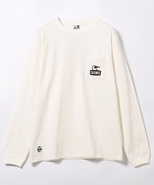 tシャツ 限定展開 CHUMS/チャムス ブービーフェイスポケットブラッシュドロングスリーブTシャツ / CH01-2670 メンズ | FREAK'S STORE