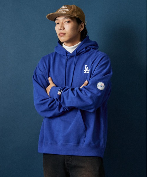 MLB パーカー 「FANATICS/ファナティクス」 別注 MLBロゴ バック