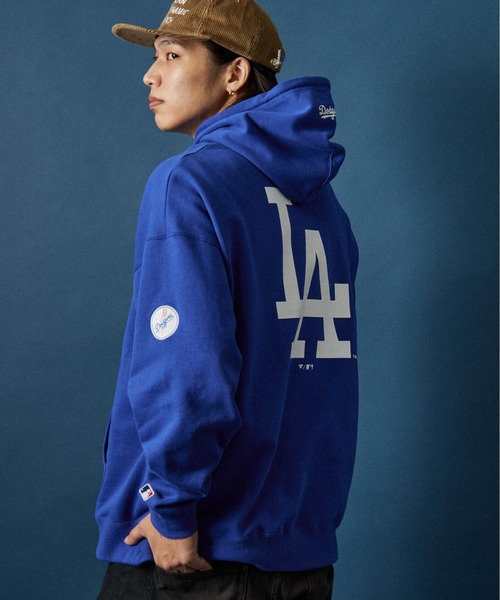 MLB パーカー 「FANATICS/ファナティクス」 別注 MLBロゴ バック