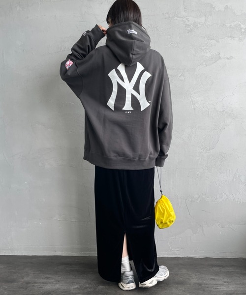 MLB パーカー 「FANATICS/ファナティクス」 別注 MLBロゴ バック